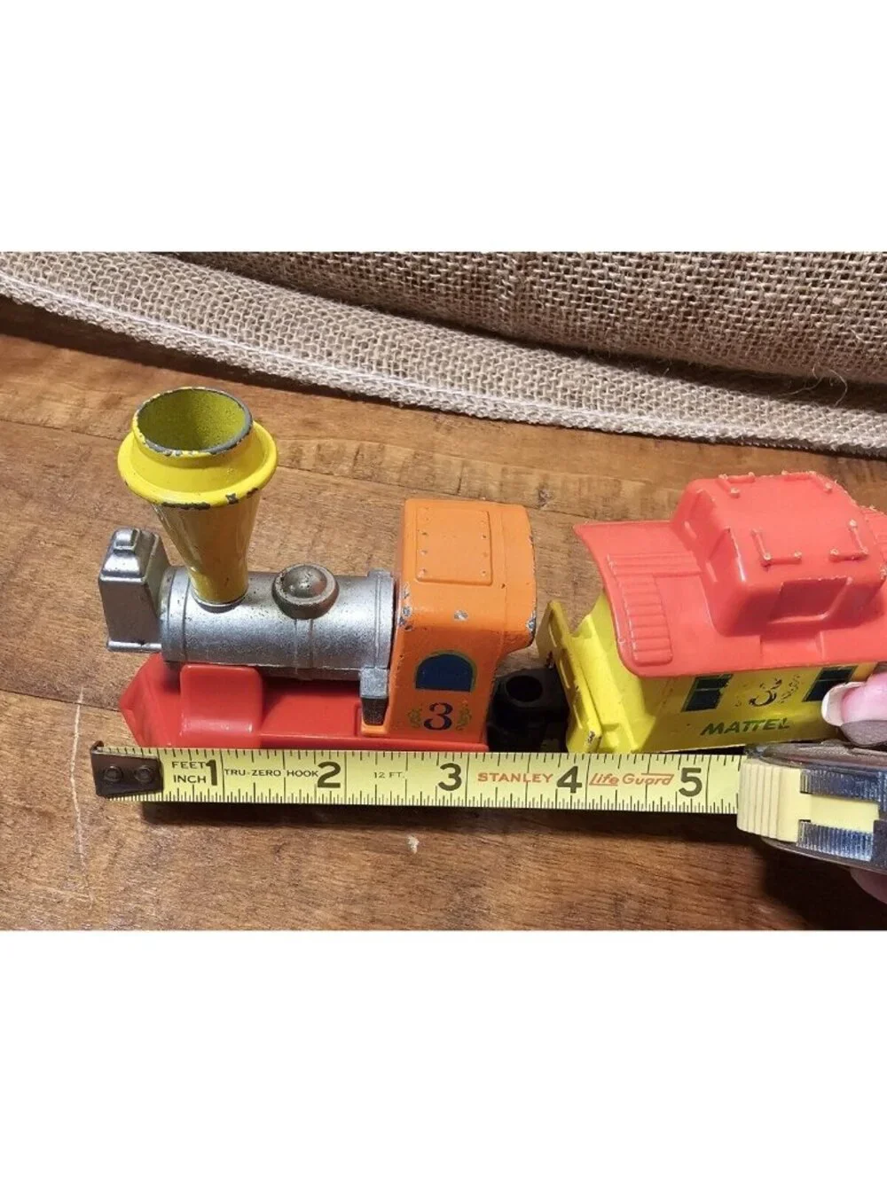 Vintage 1980 Mattel First Wheels Diecast Hot Wheels  Train Car and Engine
